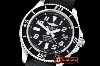 Breitling Superocean II 42mm SS/RU Blk/Blk GMF Asia 2824