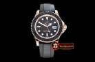 Rolex Yachtmaster YM 116655 40mm 18K Wrp RG/RU Black BP Ult Swis