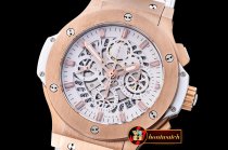 Hublot Aero Big Bang RG/RU Skeletonal Full Wht A7750 Mod
