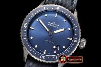 Blancpain Fifty Fathoms Bathyscaphe TI/NY Blue GF Asia 1315 Mod