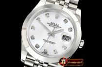 Rolex Datejust DJ2 41mm Jub Smt SS/SS White MOP Diam Noob A3235