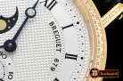 BRE083B - Classique MoonPhase Ref.3300 Diam YG/LE Wht MY9015 Mod