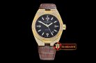 VACH. CONSTANTINE Overseas Ref.47074 YG/LE Black MY8215 Mod Cal5