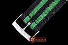 Rolex Black/Green 22mm Top Quality Nylon Strap