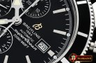 Breitling SuperOcean Heritage II Chronograph SS/RU Blk OMF A7750