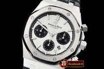 Audemars Piguet Royal Oak Chronograph 26320ST SS/LE Wht/Blk JHF A7750