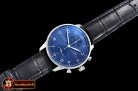 IWC0388 - Portuguese Chrono SS/LE Blue/Blue ZF V2 A79350 Mod