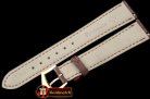 Replica Patek Philippe Brown Croc Strap YG 20/16/ Insignia Buckl