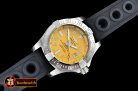 Breitling Avenger II Seawolf SS/RU Yellow Num/Stk GF Asia 2836