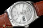 Replica Rolex DayDate Fluted Silver SS/LE Asian 2813
