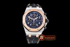 Replica Audemars Piguet Royal Oak Offshore RG Bez RG/SS Blue A77