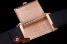 JL078F - Reverso Classique RG/LE Black Num/Stk Jap Qtz