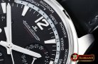 Jaeger Le Coultre Polaris Geographic WT LE SS/LE Black Miyota 9015 Mod