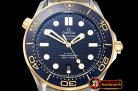 Omega Seamaster 300m 2018 YG/SS Blue OMF Asia 8800
