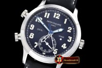 Patek Philippe Calatrava Pilot Travel Time 5524 SS/LE Blue GRF MY9015