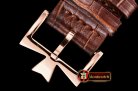 VACH. CONSTANTINE Patrimony Grand Taille RG/LE White KZF Miyota 9015