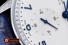 IWC Portuguese Chrono Diam SS/LE Wht/Blue ZF A79350 Mod