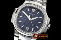 Patek Philippe Nautilus 33mm Diam SS/SS Blue PF Miyota 9015