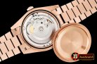 Rolex DayDate 40mm Flt RG/RG Brown Baug. Diam BP A2836