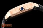 Cartier Santos De Cartier 2018 Mens RG/LE Wht Swiss Qtz