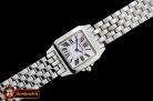 Cartier Santos Demoiselle Mens SS/SS Pink MOP Swiss Quartz