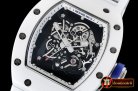 Richard Mille RM055 Bubba Watson CER/RU Skeleton Wht/Blue MY8215 Mod