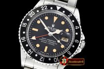 Rolex GMT Master Ref.1675 Black SS/SS Swiss 2836 Mod