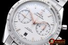 Omega SpeedMaster 57 SS/SS Wht/RG JHF Asia 7750 Mod 9300