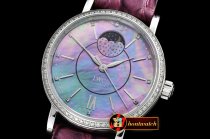 IWC Portofino Automatic Diam Bez SS/LE Blk MOP A2851 Mod