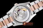Rolex Datejust DJ 36mm Oyst Flt RG/SS Rose Stick BP A3135 Mod