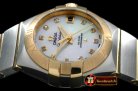 OMG0351B - Double Eagle Ladies Auto SS/YG Wht Diamonds J-Miyota