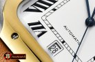 Cartier Santos De Cartier 2018 Mens YG/SS/LE (Tan) Wht MY9015
