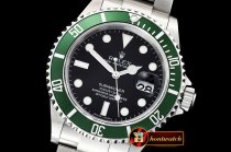 Rolex Submariner Ref.16610LV SS/SS Black JF Asia 3135 Mod