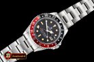 Rolex GMT Master Ref.1675 Red/Blk SS/SS Swiss 2836 Mod