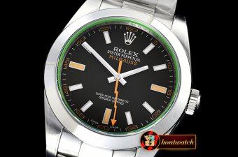 Rolex Milgauss Black 116400M SS/SS Black ARF Asia 3131