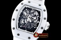 Replica Richard Mille RM055 White Bubba Watson White Cer Wht CER