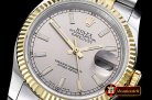 Rolex Datejust DJ 36mm Jub Flt YG/SS Light Grey Stk BP A3135 Mod