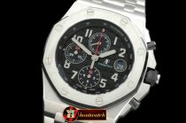 AP0293A - 2014 Royal Oak Chrono 26470 SS/SS Black A-7750 Sec@12