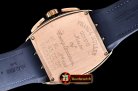 Franck Muller Vanguard Chronograph 44mm Diams RG/LE/RU Blue Asia 7750