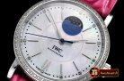 IWC Portofino Automatic Diam Bez SS/LE Wht MOP A2851 Mod