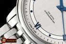 Omega De Ville Prestige Mens SS/SS White/Blue TWF Asia 2824