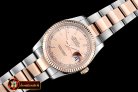Replica Rolex DateJust Mens 36mm RG/SS Rose Gold BP Asia 2836