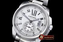 Best Quailty Cartier Cartier De Calibre SS/SS White JF Miyota 82
