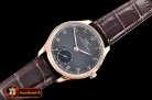 IWC Portuguese Hand-Wound Ref.IW5454 RG/LE Grey/Blk A6497