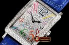 Franck Muller Long Island 952QZ DIAM/SS/LE (Blue) Color GF Swiss Qtz