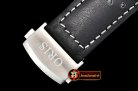 Oris Calobra Chronograph Ltd Ed SS/LE Silv Wht Jap Qtz