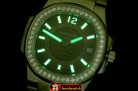 PP0179D - Nautilus 7010 Midsize 32mm SS Brown Diams - Swiss Qtz