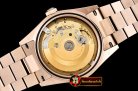 Rolex Daydate 36mm Flt RG/RG Rose Gold Roman BP Swiss 2836