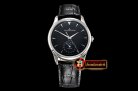 Jaeger Le Coultre Master Ultra Thin Moonphase SS/LE Black GF 1:1 MY9015