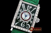 Franck Muller Long Island Vegas Edition Diam SS/LE Green Asia 21